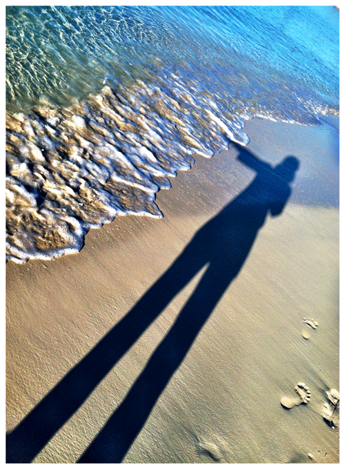 Me and My Shadow - photo taken with my  iphone.