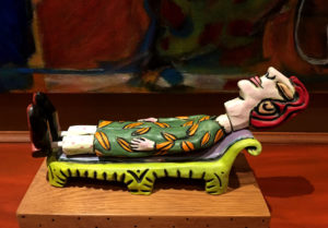 The Therapist's Couch, a ceramic sculpture by my pal Jeri Burdick.