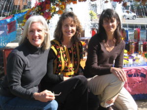 Sue and I with Melanie, one of our teachers in Mexico.